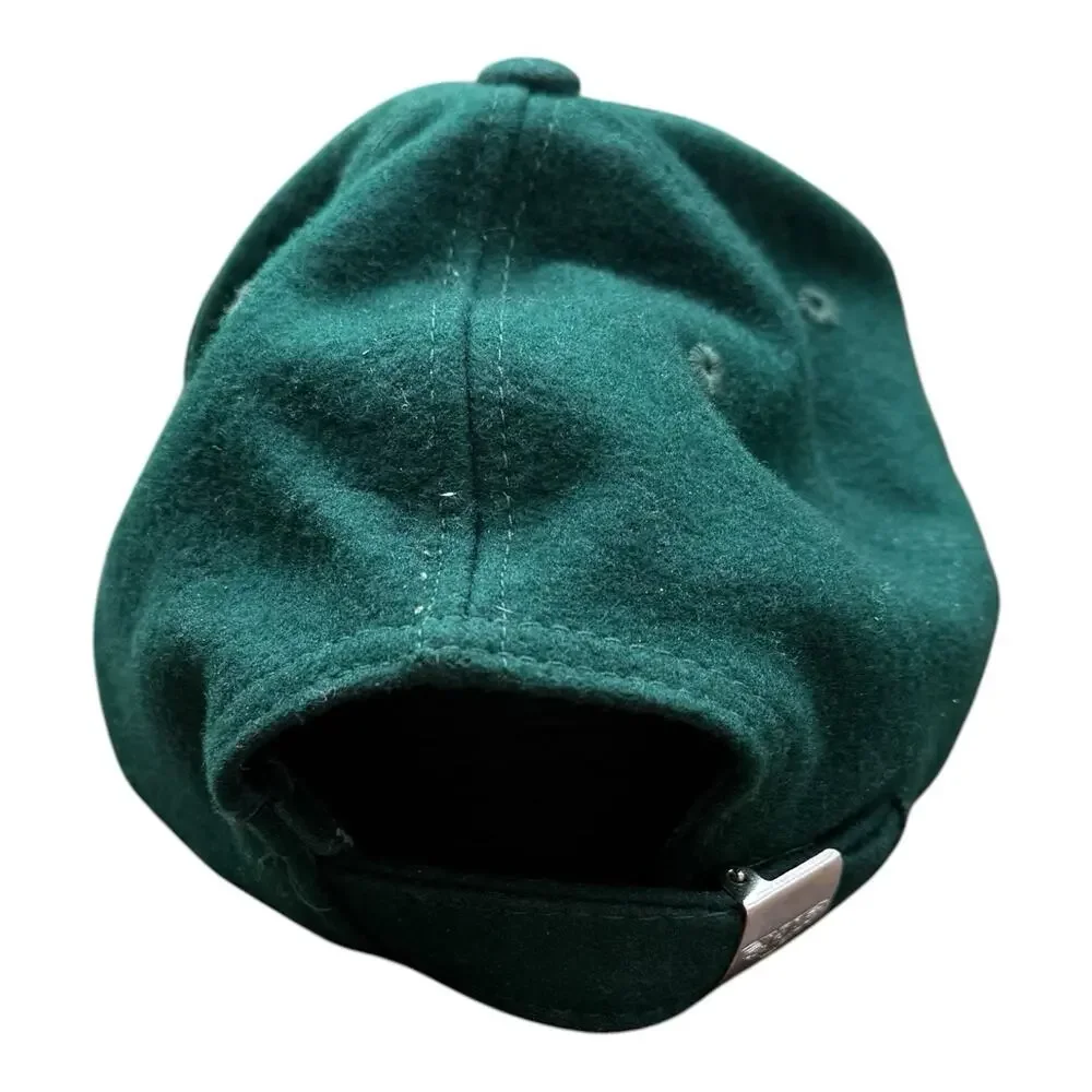 VTG Bentley Motors Green Wool Baseball Cap Hat Adjustable Strapback OSFA Rare